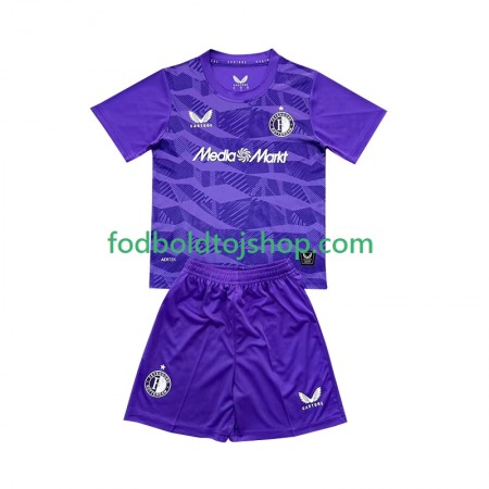 Feyenoord Rotterdam Målmand Børn 3. Fodboldsæt 2025-26 S/S (+ Korte bukser)